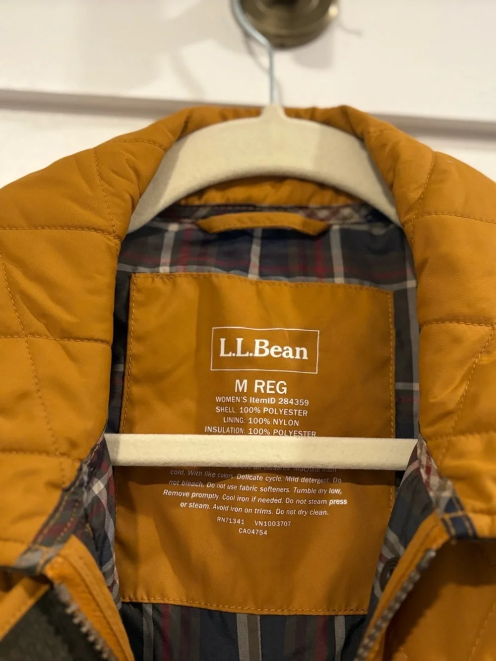 L.L. Bean Quilted Riding Jacket - Picture 2 of 3